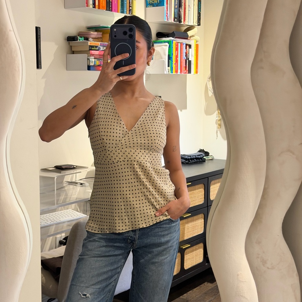 INC International Polka Dot Top